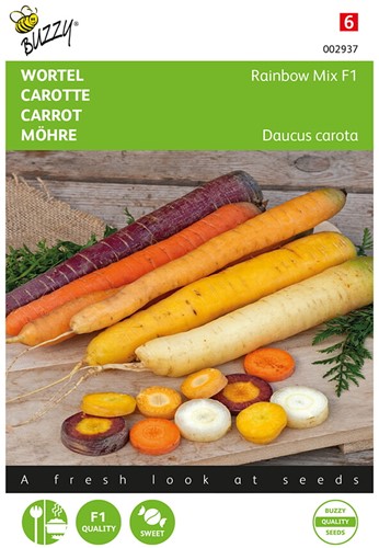 Wortel Rainbow Mix F1 - Buzzy