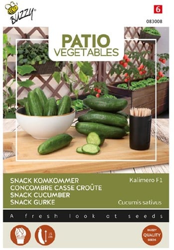 Snackkomkommer Kalimero F1- Buzzy Patio Vegetables