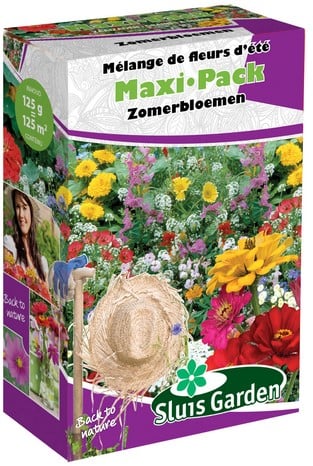 Strooikoker Weidebloemen zaadmengsel ZOMER - Maxi Pack Sluis Garden