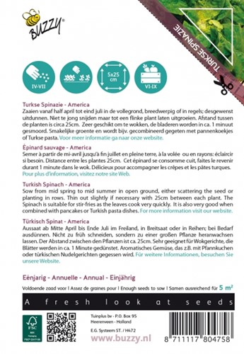 Turkse Spinazie America - Xotica Collection-2