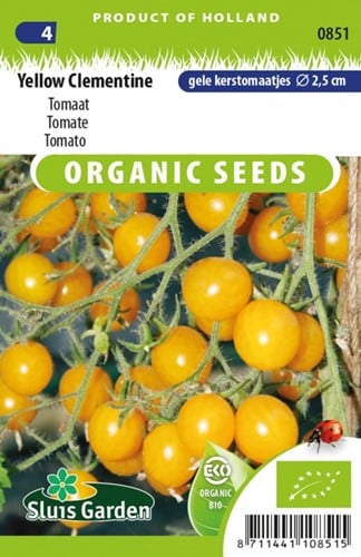 Tomaat Yellow Clementine EKO