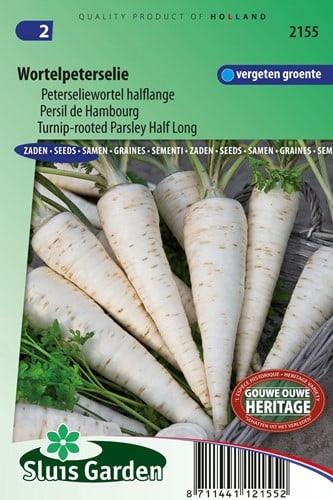 Wortelpeterselie Halflange Petros. crisp. tuberosum