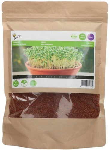 Tuinkers Gewone 500g – Lepidium sativum (Grootverpakking)