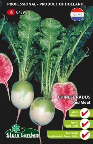 Radijs Chinese Red Meat (Raphanus Sativus)