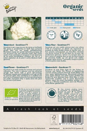 Bloemkool Goodman F1 BIO - Brassica oleracea-2