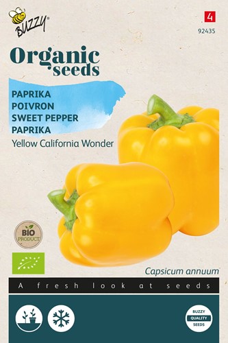 Bio Paprika California Wonder Geel