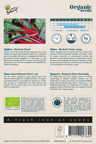 Bio Snijbiet Rhubard Chard-2