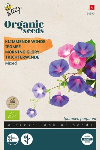 Klimmende Winde gemengd Bio - Ipomoea purpurea