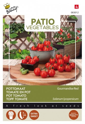 Tomaat Gourmandise Red - Buzzy Patio Vegetables