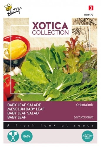 Baby Leaf Salade Oriental Mix - Xotica Collection