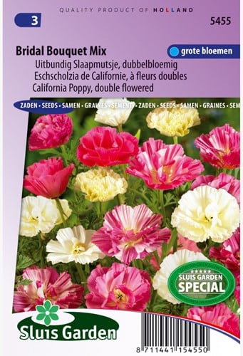Slaapmutsje Bridal Bouquet mix, dubbelbloemig