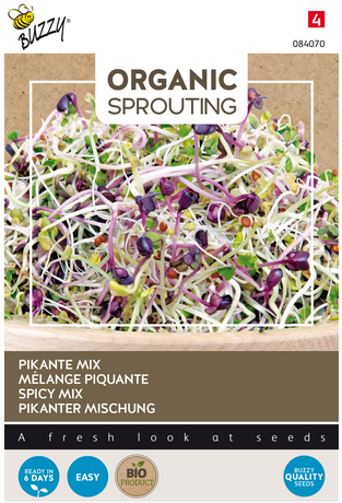 Organic Sprouting Pikante Mix – Buzzy