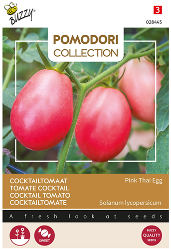 Cocktailtomaat Uovo Roseo Pink Thai Egg - Pomodori Collection