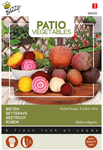 Biet Hula Hoop mix 4 kleuren - Buzzy Patio Vegetables