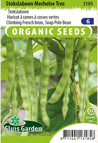 Stokslaboon Mechelse Tros BIO - Phaseolus vulgaris