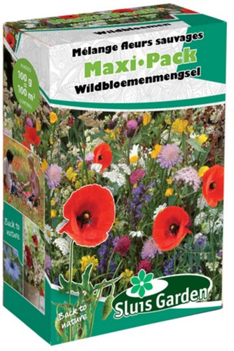 Strooikoker Weidebloemen zaadmengsel WILD - Maxi Pack Sluis Garden-2
