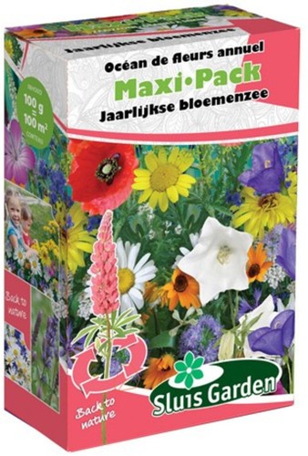 Strooikoker Weidebloemen zaadmengsel MEERJARIG - Maxi Pack Sluis Garden-2